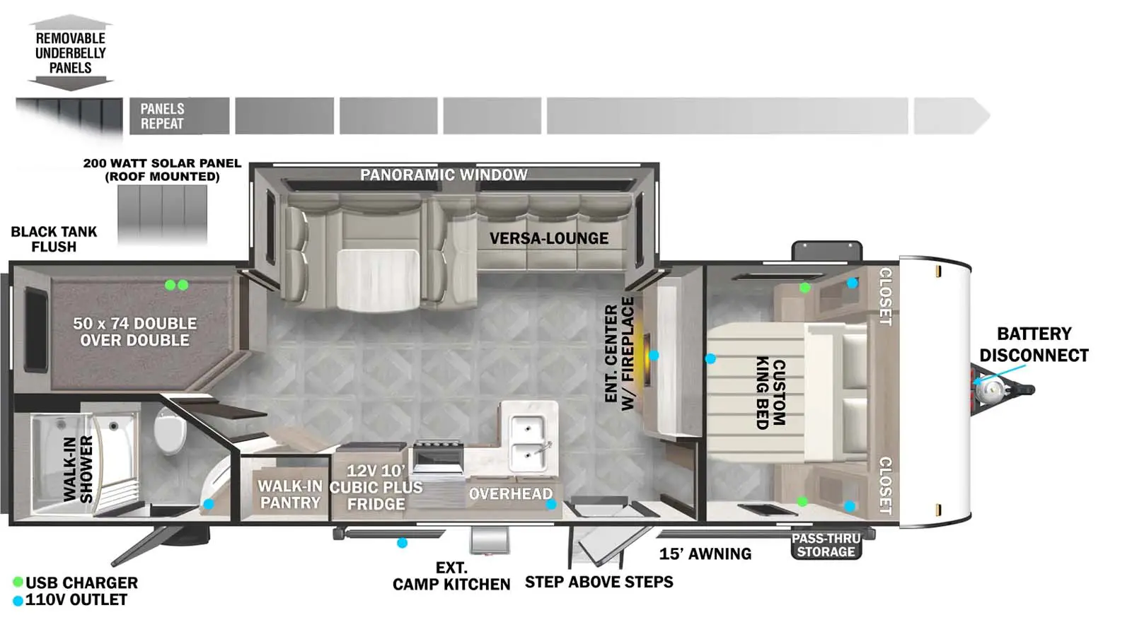 2700BHX Floorplan Image